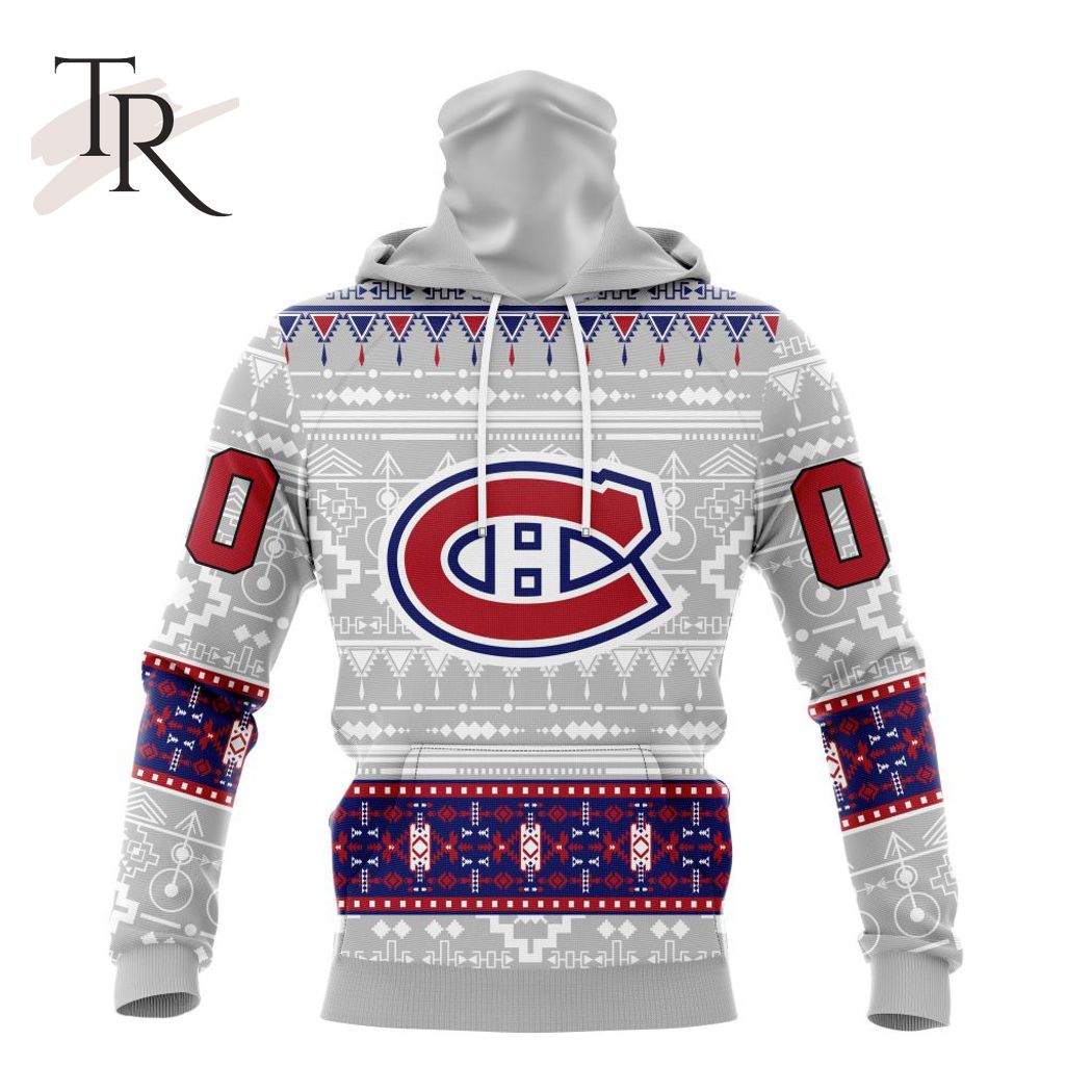 New 2025 NEW] ized NHL Montreal Canadiens Special Native Design Custom Hoodie - Image 4